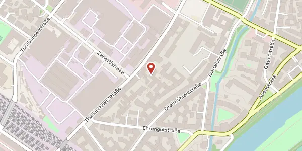 Karte der Umgebung von Thalkirchner Str. 43 b, 80337 München