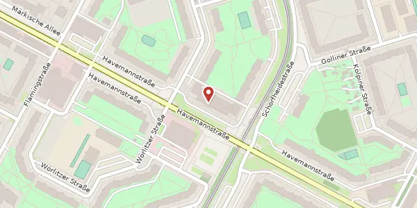 Karte der Umgebung von Havemannstraße 17 A, 12689 Berlin