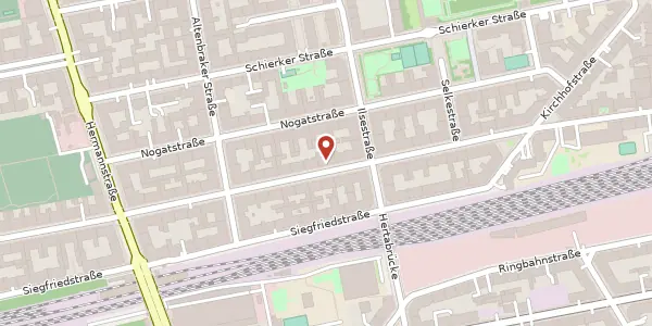 Karte der Umgebung von Emser Straße 23, 12051 Berlin