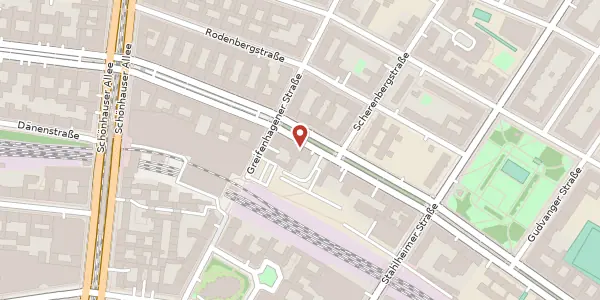 Karte der Umgebung von Wichertstraße 11, 10439 Berlin