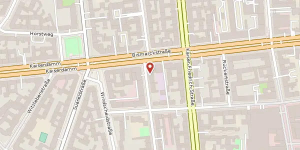 Karte der Umgebung von Fritschestraße 62, 10627 Berlin