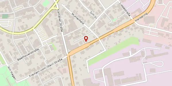 Karte der Umgebung von Freiherr-vom-Stein-Str. 22, 59368 Werne