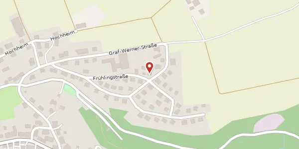 Karte der Umgebung von Frühlingstraße 9, 78662 Bösingen