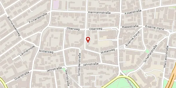 Karte der Umgebung von Humboldtstr. 4, 60318 Frankfurt