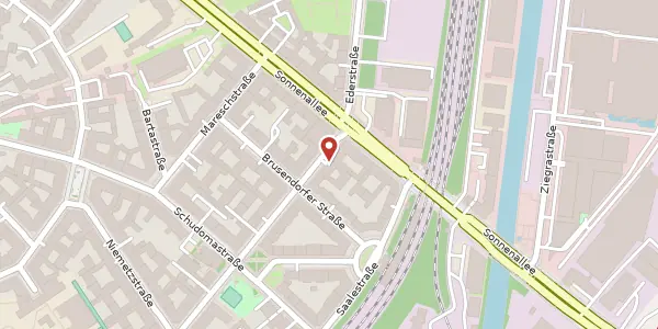 Karte der Umgebung von Braunschweiger Straße 3, 12055 Berlin