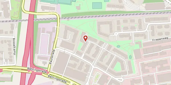Karte der Umgebung von Jürgen-Töpfer-Straße 11, 22763 Hamburg