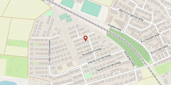Karte der Umgebung von Bohnapfelweg 19, 70437 Stuttgart