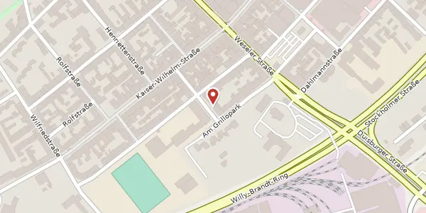 Karte der Umgebung von Elsa-Brändström-Str. 13, 47169 Duisburg