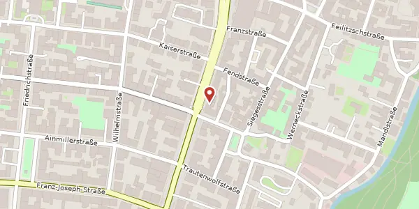 Karte der Umgebung von Leopoldstr. 60, 80802 München