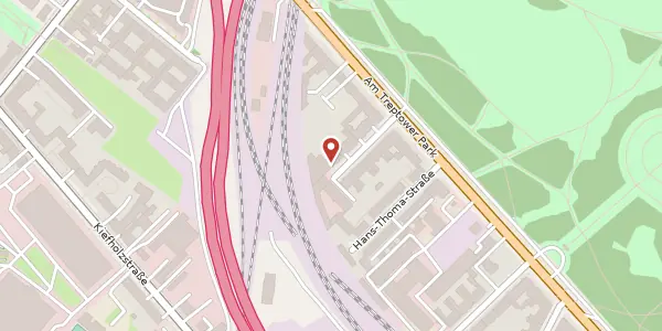 Karte der Umgebung von Moosdorfstraße 6, 12435 Berlin