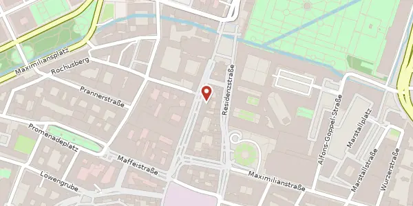 Karte der Umgebung von Theatinerstr. 32, 80333 München