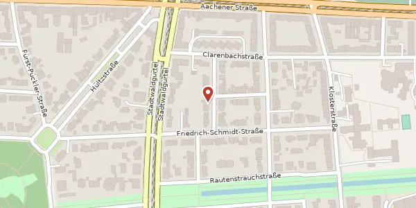 Karte der Umgebung von Von-Lauff-Str. 9, 50931 Köln