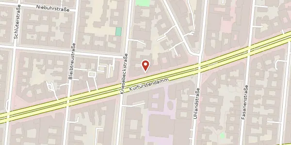 Karte der Umgebung von Kurfürstendamm 37, 10719 Berlin