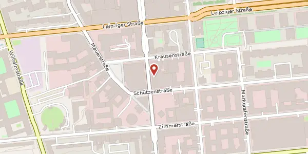 Karte der Umgebung von Friedrichstraße 50/55, 10117 Berlin