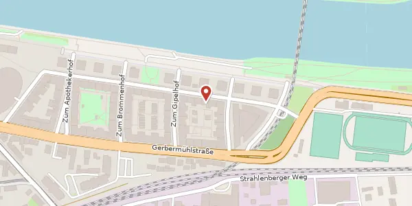 Karte der Umgebung von Zum Laurenburger Hof 72, 60594 Frankfurt