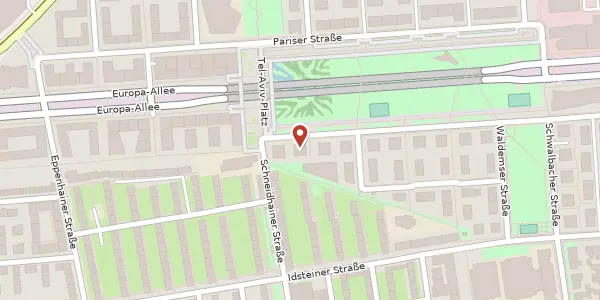 Karte der Umgebung von Niedernhausener Str. 55, 60326 Frankfurt