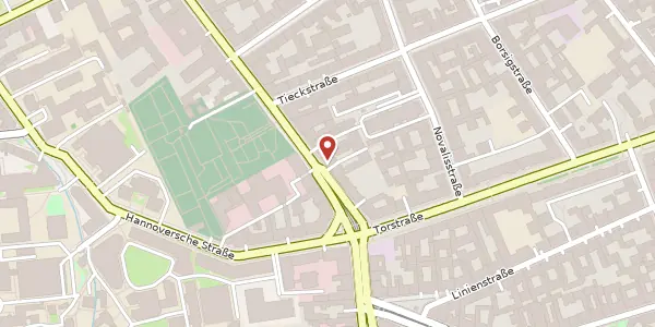 Karte der Umgebung von Chausseestraße 6, 10115 Berlin