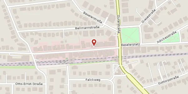 Karte der Umgebung von Waitzstraße 8, 22607 Hamburg