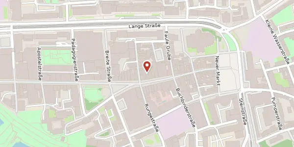 Karte der Umgebung von Kröpeliner Straße 80, 18055 Rostock