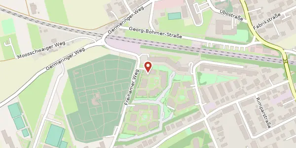 Karte der Umgebung von Freihamer Weg 114, 81249 München