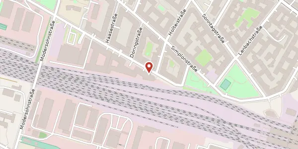Karte der Umgebung von Revaler Straße 28, 10245 Berlin