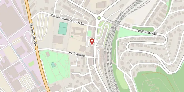 Karte der Umgebung von Bahnhofstraße 45, 73312 Geislingen-Steige
