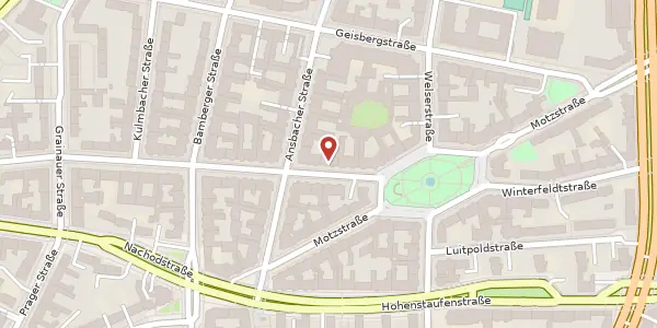 Karte der Umgebung von Regensburger Straße 3, 10777 Berlin