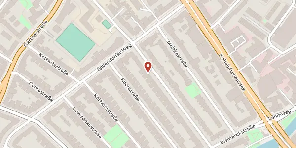 Karte der Umgebung von Wrangelstraße 34, 20253 Hamburg