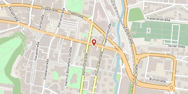 Karte der Umgebung von Brenzstraße 24, 89518 Heidenheim