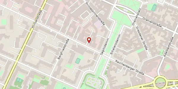Karte der Umgebung von Ritterstraße 2 B, 10969 Berlin