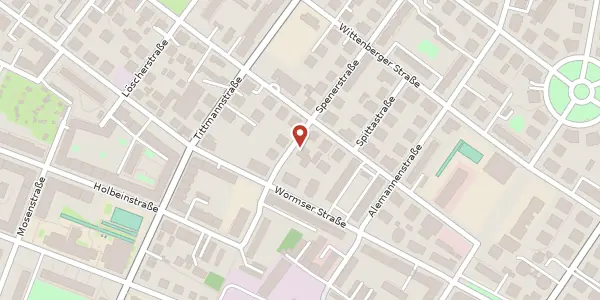 Karte der Umgebung von Spenerstraße 21, 01309 Dresden