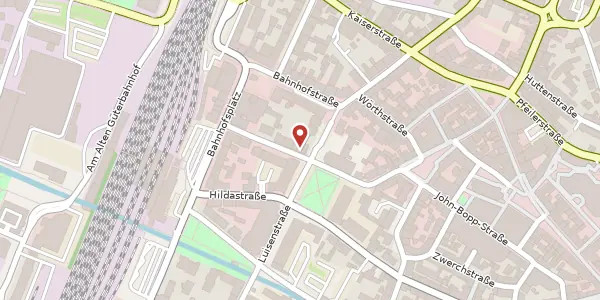 Karte der Umgebung von Amalienstr. 2, 76646 Bruchsal