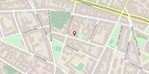 Karte der Umgebung von Mulackstraße 12, 10119 Berlin