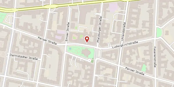 Karte der Umgebung von Ludwigkirchplatz 2, 10719 Berlin