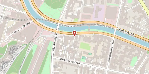 Karte der Umgebung von Tempelhofer Ufer 22, 10963 Berlin