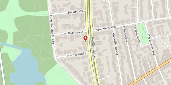 Karte der Umgebung von Stadtwaldgürtel 27-29, 50935 Köln
