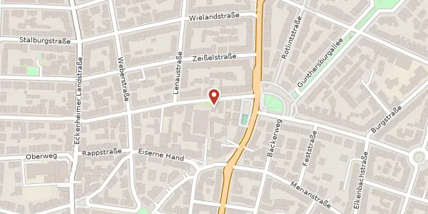 Karte der Umgebung von Koselstr. 9, 60318 Frankfurt