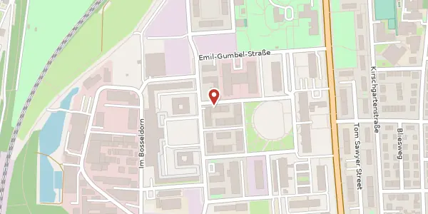 Karte der Umgebung von Am Paradeplatz 21, 69126 Heidelberg