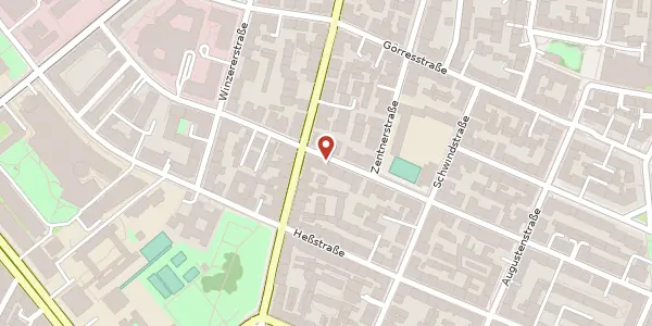 Karte der Umgebung von Schellingstr. 141, 80798 München