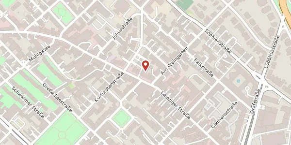 Karte der Umgebung von Leipziger Str. 54, 60487 Frankfurt