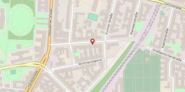 Karte der Umgebung von Großgörschenstraße 7, 10827 Berlin