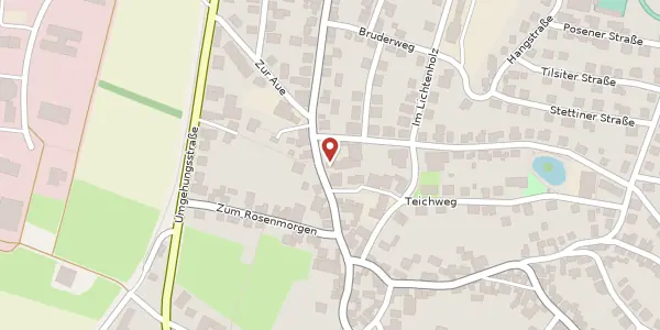 Karte der Umgebung von Marburger Straße 23a, 35043 Marburg