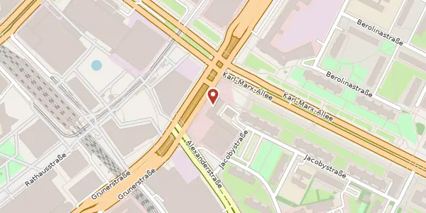 Karte der Umgebung von Alexanderstraße 9, 10178 Berlin