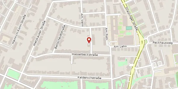Karte der Umgebung von Nevigesstr. 4, 40625 Düsseldorf