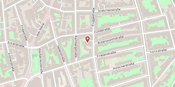Karte der Umgebung von Eichstraße 57a, 30161 Hannover