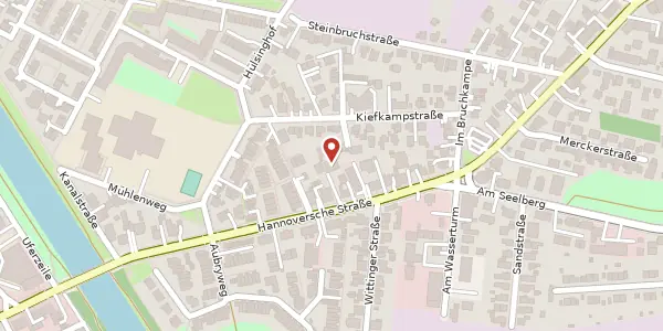 Karte der Umgebung von Hannoversche Straße 66 a, 30629 Hannover