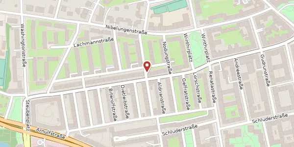 Karte der Umgebung von Wendl-Dietrich-Str. 34, 80634 München