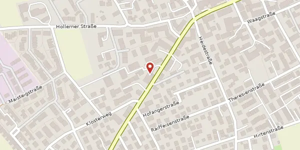 Karte der Umgebung von Obere Hauptstr. 8a, 85386 Eching