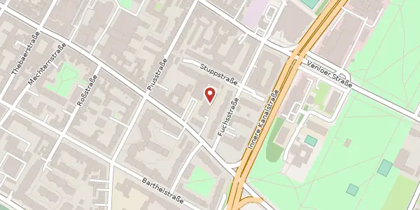 Karte der Umgebung von Vogelsangerstr. 10a, 50823 Köln