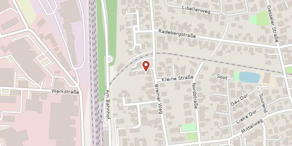 Karte der Umgebung von Bremer Weg 29, 28857 Syke